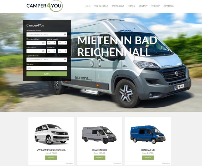 Camper4You, Nemačka