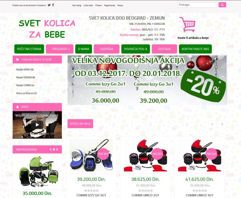 Svet kolica za bebe