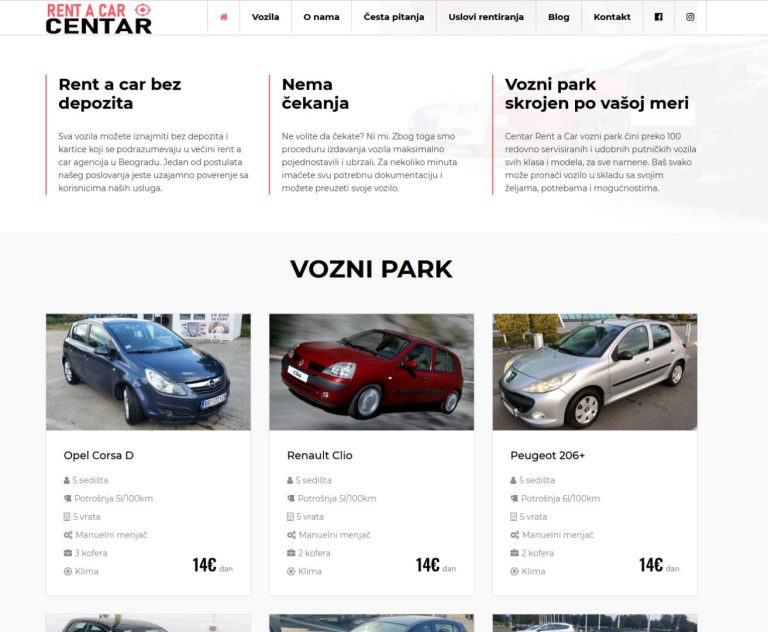 Rent a Car "Centar"